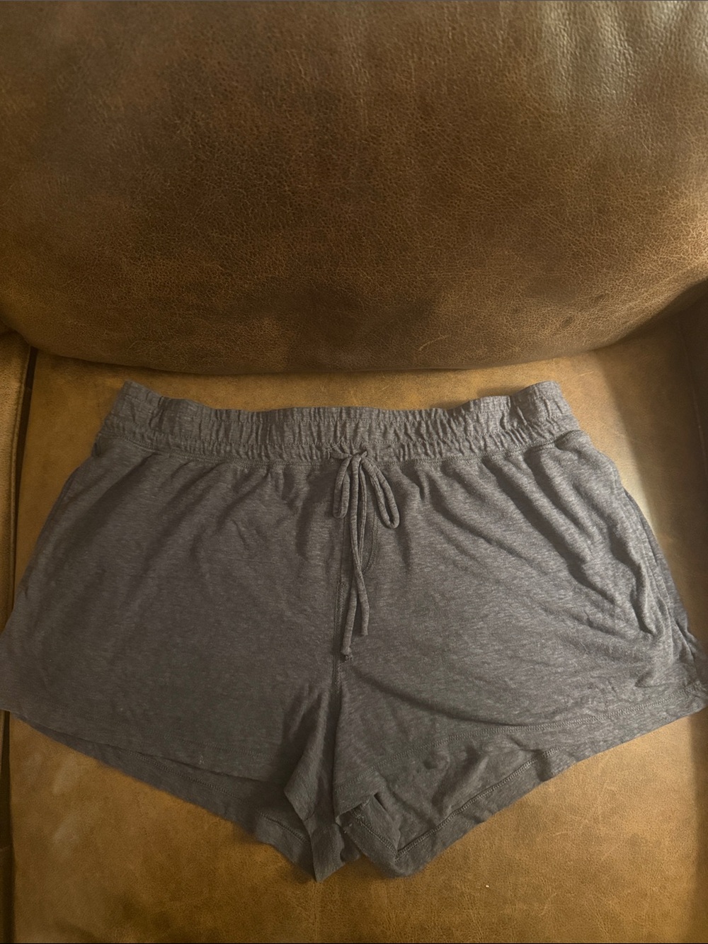 Victoria's Secret Charcoal Gray Athletic Lounge Shorts with Drawstring